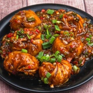 Chicken Manchurian Momos